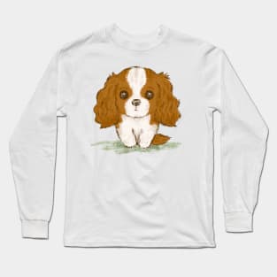 Portrait of a Cavalier King Charles Spaniel Long Sleeve T-Shirt